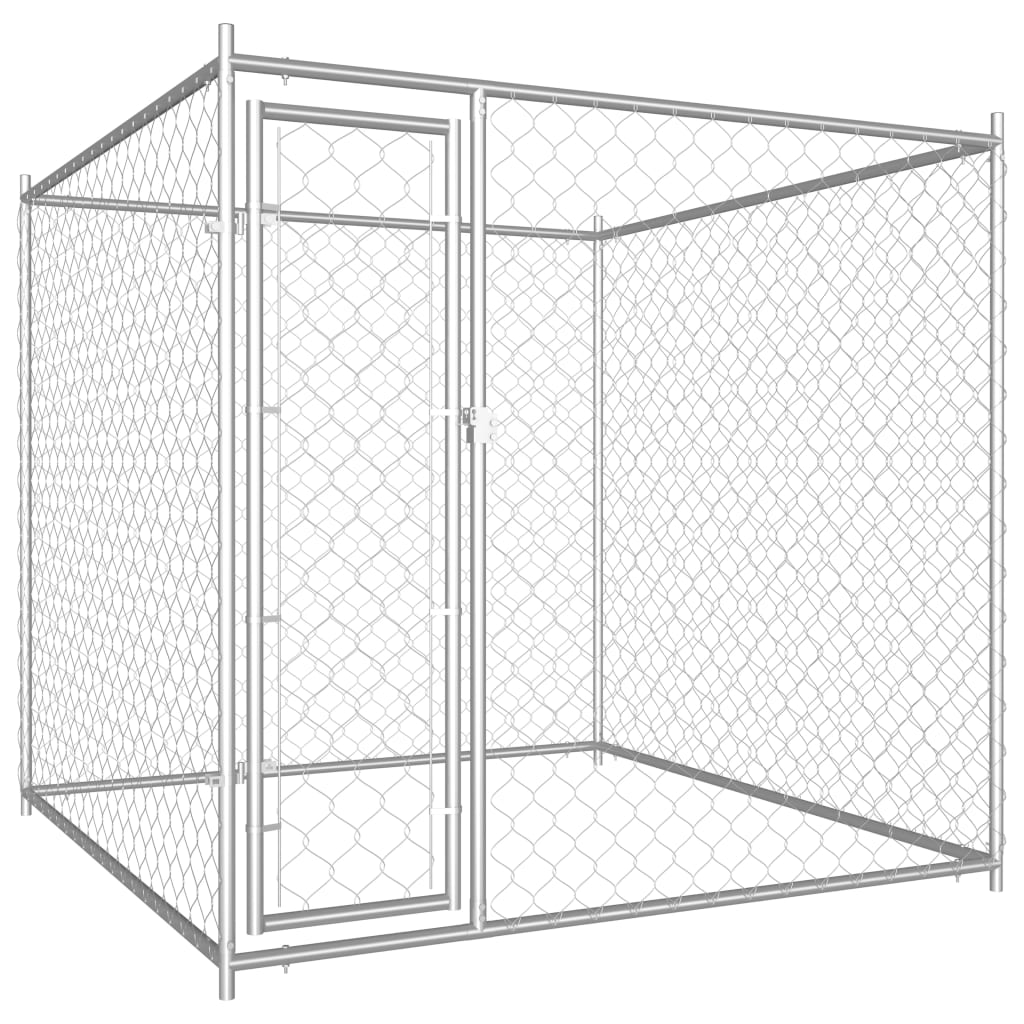 NNEVL Outdoor Dog Kennel 193x193x185 cm