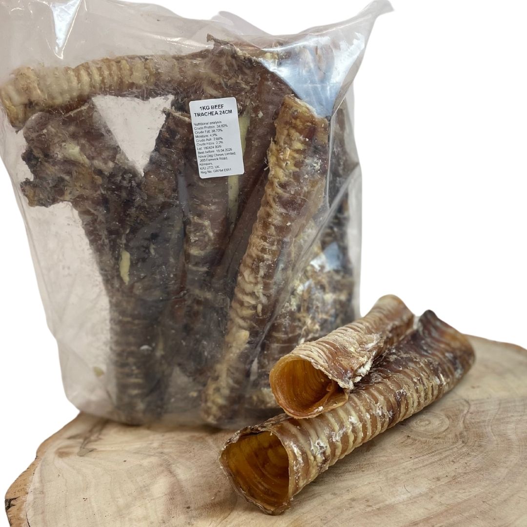 Beef Trachea 12cm Natural Dog Treat