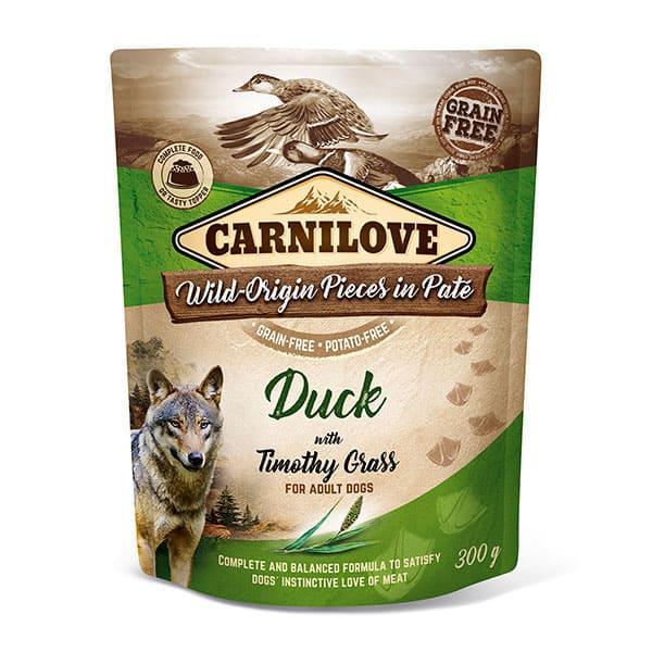 Carnilove Duck with Timothy Grass Wet Dog Food 300g