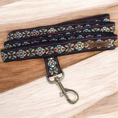 Chic Cotton Dog Lead for Stylish Pooches