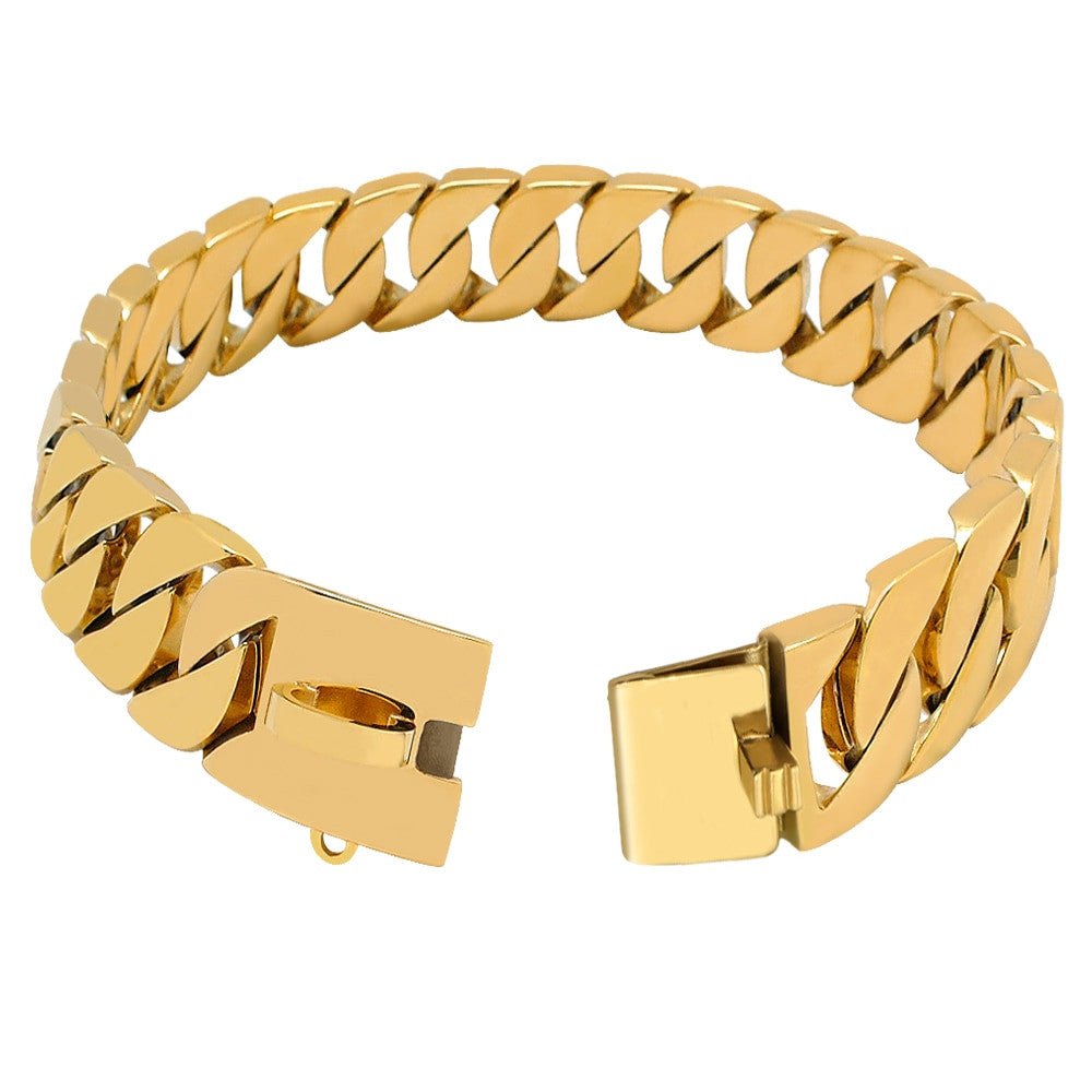 32MM Strong Metal Dog Chain Collars