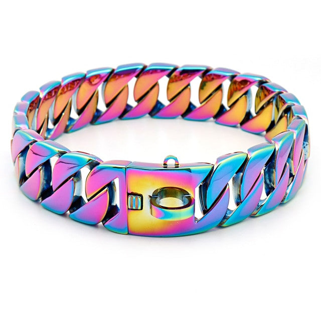 32MM Strong Metal Dog Chain Collars
