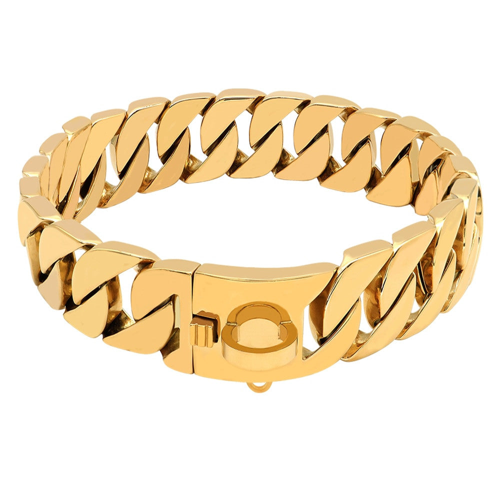 32MM Strong Metal Dog Chain Collars