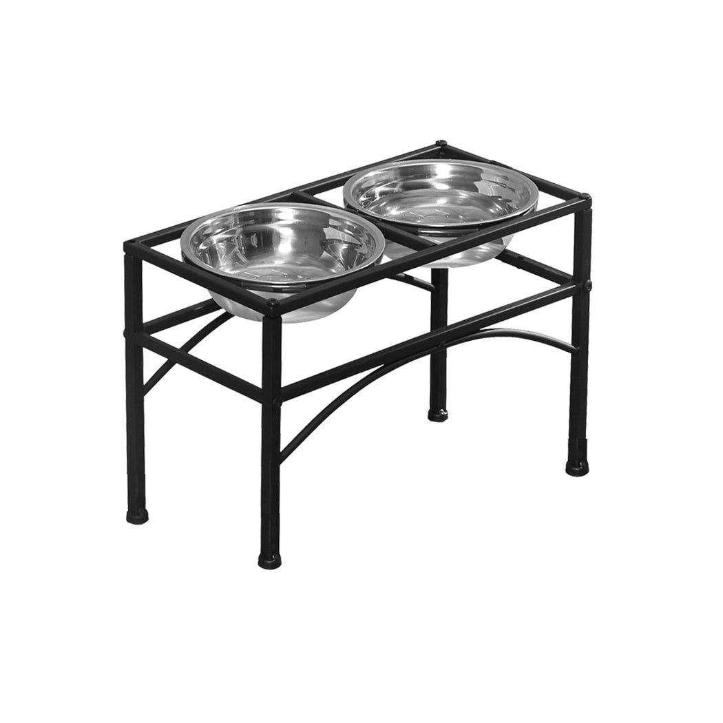 NNEIDS PaWz Dual Elevated Raised Pet Dog Feeder Medium